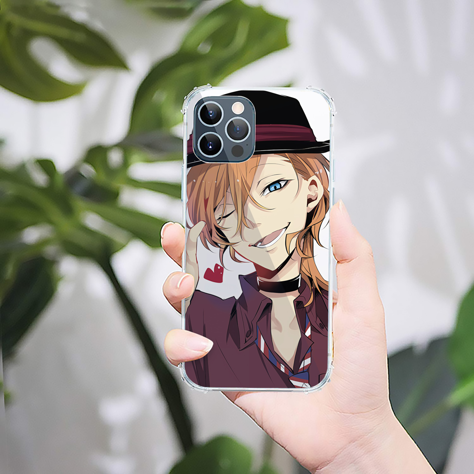 （画像用） 文豪ストレイドッグス Bungo Stray Dogs 【iPhone 12シリーズ対応】透明スマホケース（クリアソフトケース）